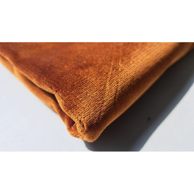 Tapis De Prière Velours Luxe Couleur Unie - MARRON FONCÉ - Librairie Al Minhaj