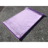 Tapis De Prière Velours Luxe Couleur Unie - VIOLET LAVANDE - Librairie Al Minhaj