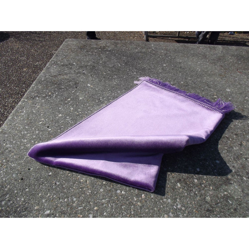 Tapis De Prière Velours Luxe Couleur Unie - VIOLET LAVANDE - Librairie Al Minhaj