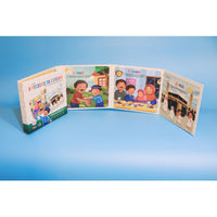 Livre puzzle magnétique éducatif sur les 5 piliers de l'Islam par SanaKids, avec cinq puzzles magnétiques pour apprendre en s'amusant.