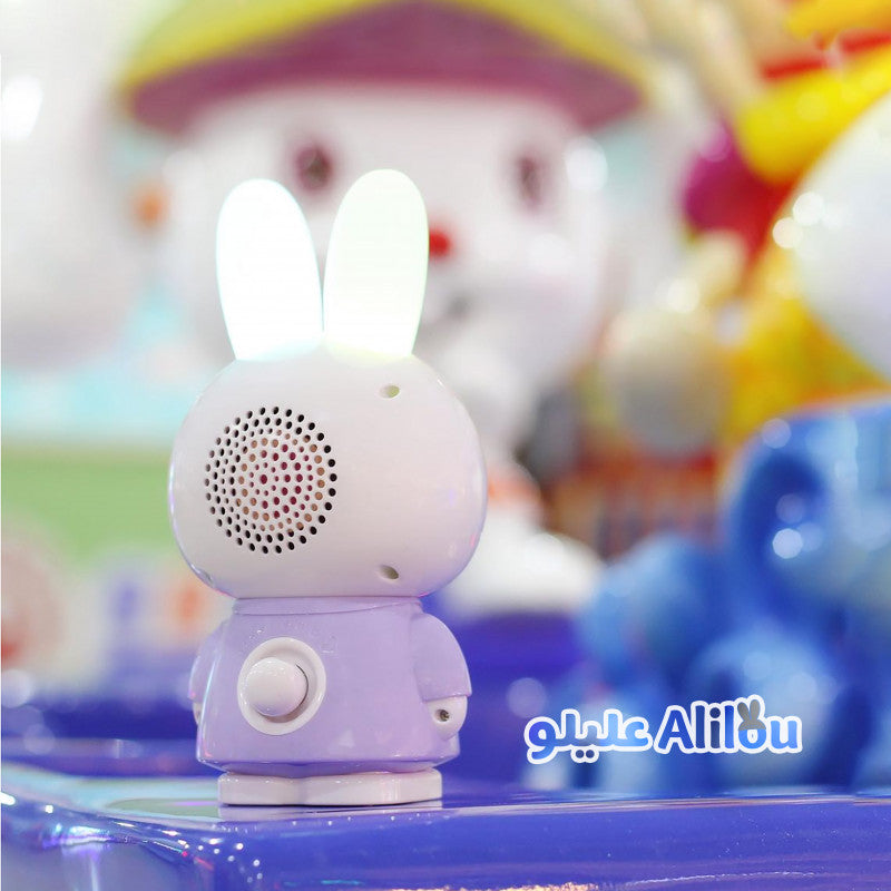 Jeu électronique pour enfants Alilou Le Petit Lapinou Mouslim de SanaKids, jouet veilleuse ludo-éducatif pour enfants musulmans.
