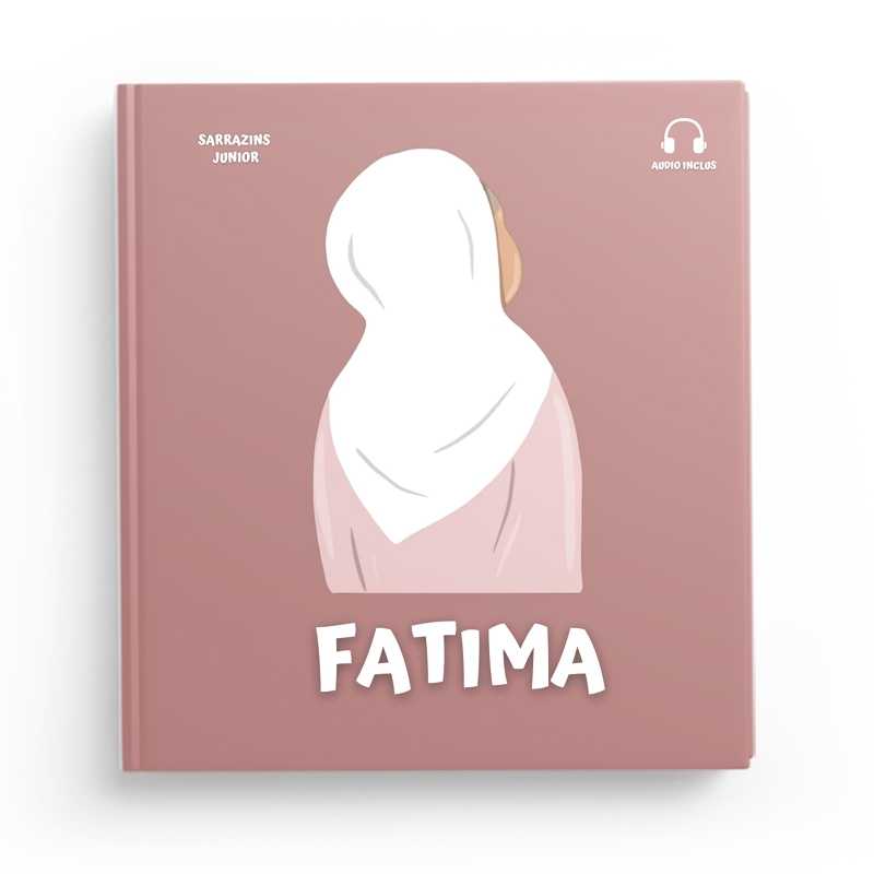 Livre pour enfants "Fatima" de Renaud K, illustré par Sarrazins, avec une couverture colorée et des illustrations attrayantes.