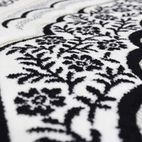 Tapis de prière en microfibre noir avec mémoire de forme, confort orthopédique, très épais (25cm) de Sana Edition.