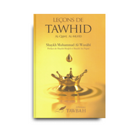 Livre Tawhid de Muhammad Al-Wusâbî, édition Tawbah, avec titre en cover, illustrant une œuvre islamique sur la foi et la repentance.