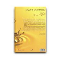 Livre Tawhid de Muhammad Al-Wusâbî, édition Tawbah, avec titre "Leçons de Tawhid" visible sur la couverture.