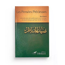 Livre Tawbah Edition Les Pensées Précieuses d'Ibn al-Jawzî, couverture avec titre en arabe et design élégant.