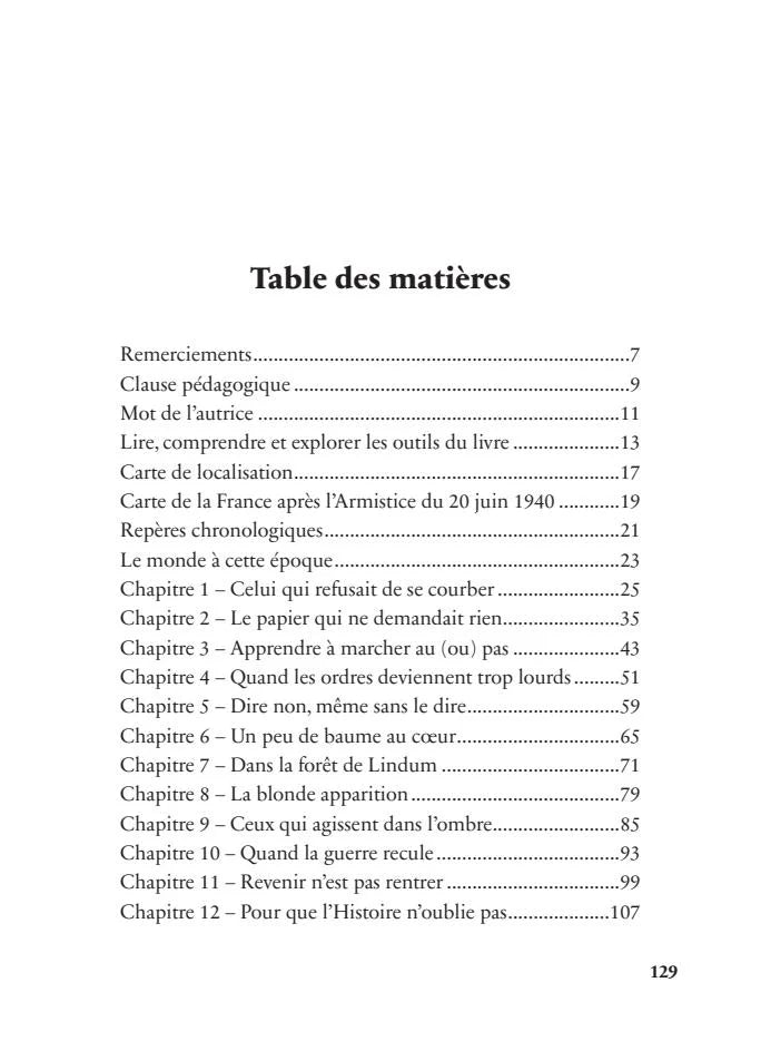 Table des matières du Tome 5 Malgré-nous sur Albert Meyer